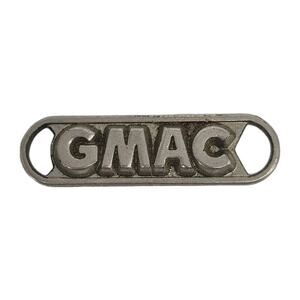 Vintage GMAC GMC Factory Advertising Keychain Key Ring Postage Guaranteed Tag